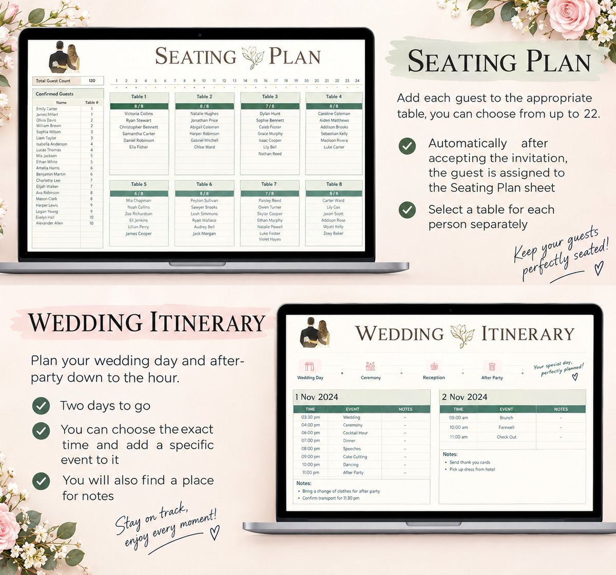 The Stress-Free Wedding Planner | Budget, Guests, Vendors & Timeline